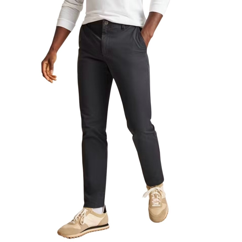 Bonobos Men's Stretch Wash Chinos Pants Grey Blue Size 33x30‎ Style 14870